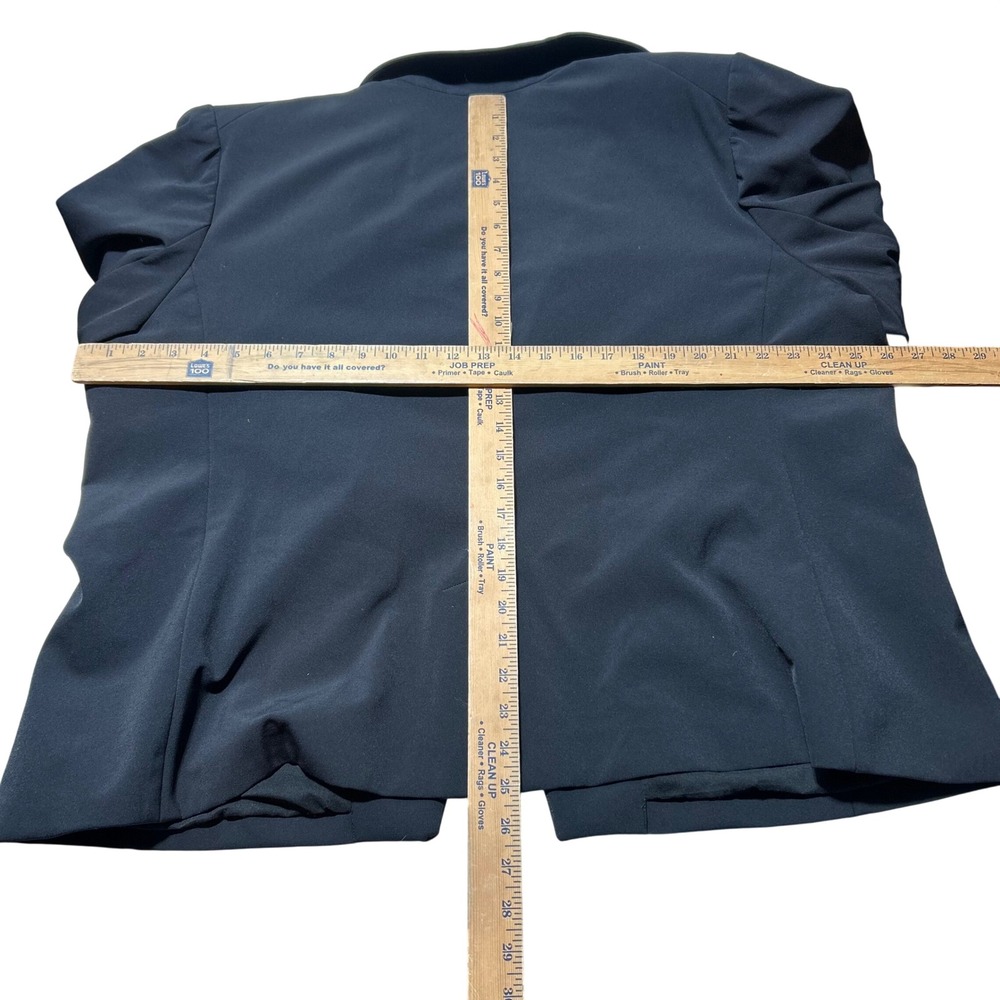 Veronica Beard Black Single Button Zip Pocket Bla… - image 2